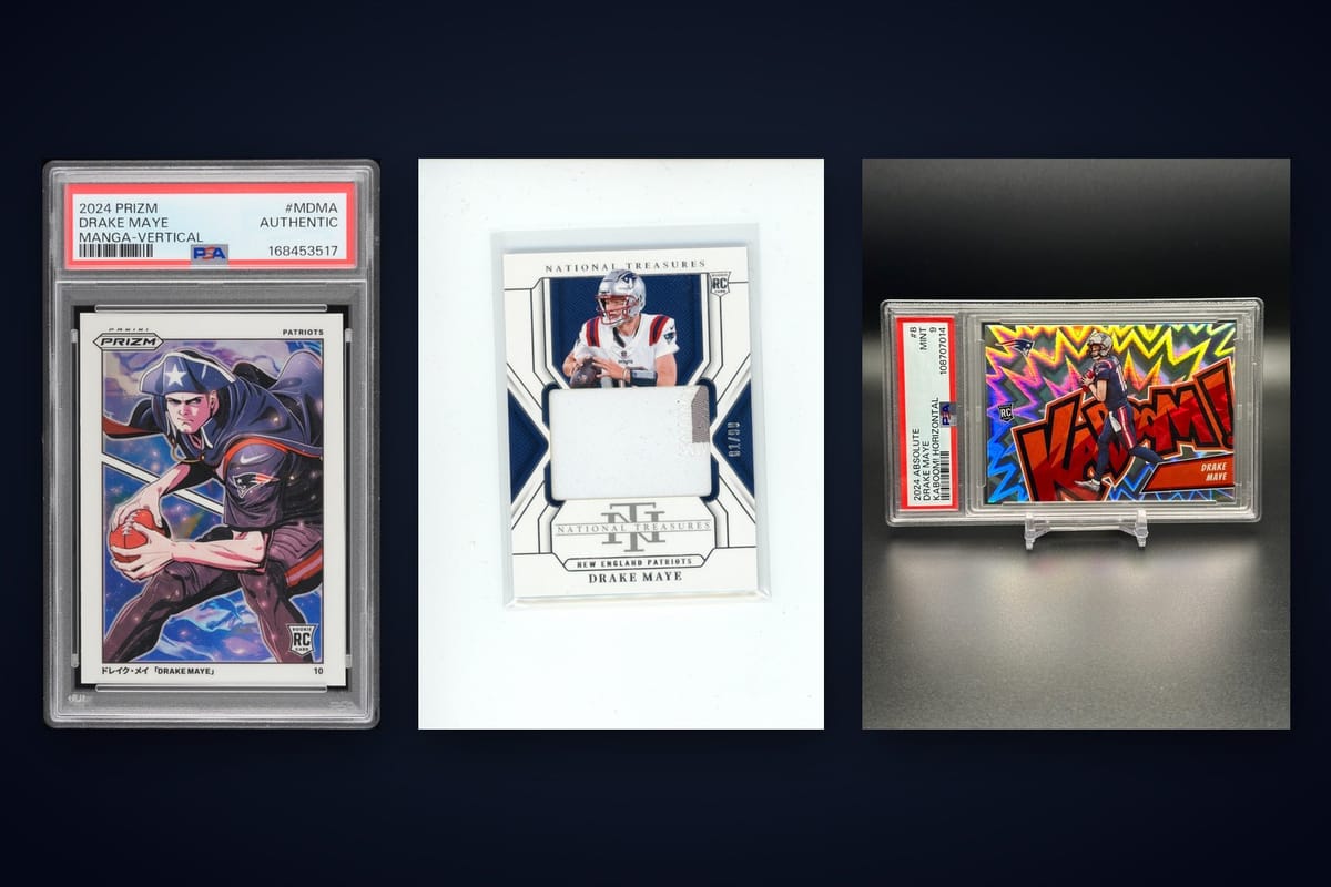 Drake Maye Cards Worth Money: Top Rookie Values & Grading Tips