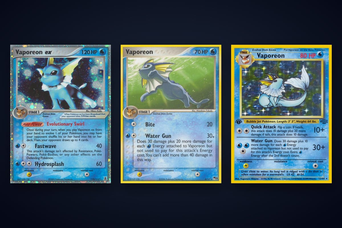 Vaporeon Cards Worth Money: Top Valuable Cards & Grading Tips