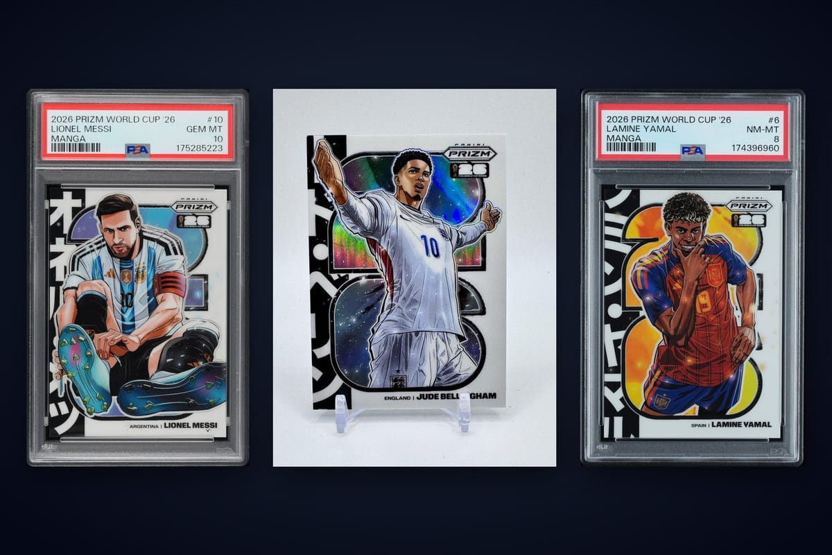 2026 Panini Prizm FIFA Manga PSA 9 vs PSA 10 Value Comparison