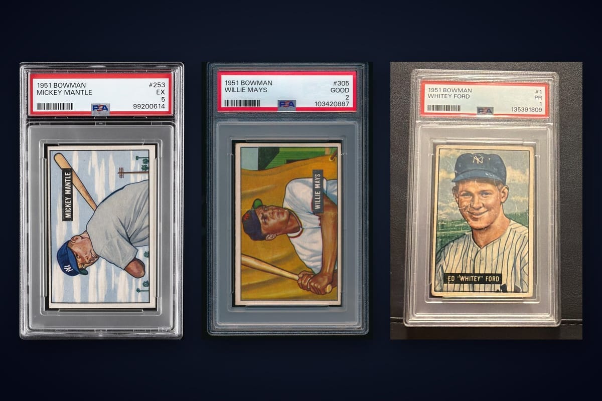 1951 Bowman PSA 9 vs PSA 10 Value: Full Comparison & Price Gap