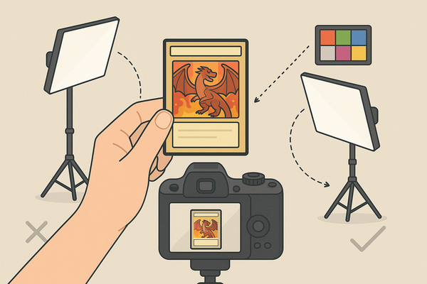 Lighting Tips for Trading Card Photography: Achieving Perfect Alignment