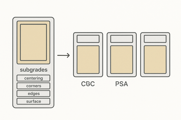 Difference Between Subgrades and Overall Grade: Card Grading Comparison