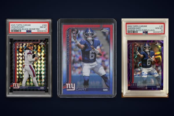 Jaxson Dart Cards Worth Money: Values, Grading & Top Picks