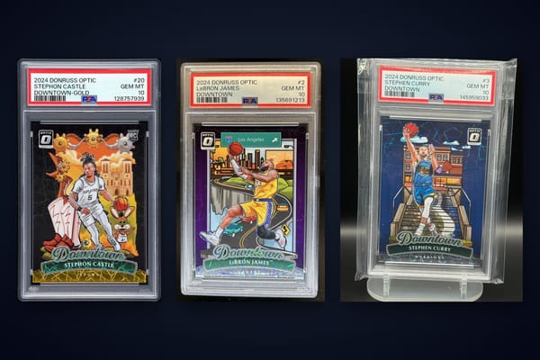 2024 Panini Donruss Optic Downtown PSA 9 vs PSA 10 Value Comparison