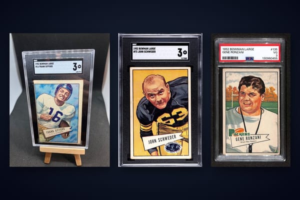 1952 Bowman Large Football Cards Value: Complete Guide & Price Insights