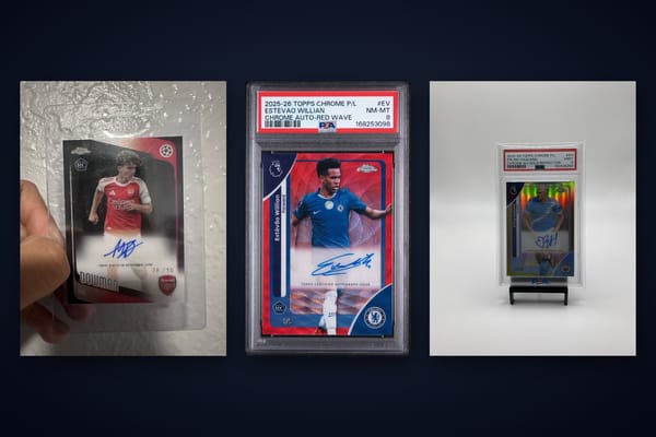 2026 Topps Chrome Premier League Autograph PSA 9 vs PSA 10 Value